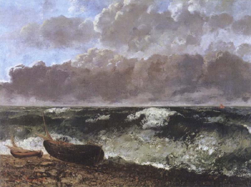 Gustave Courbet The Stormy Sea Spain oil painting art